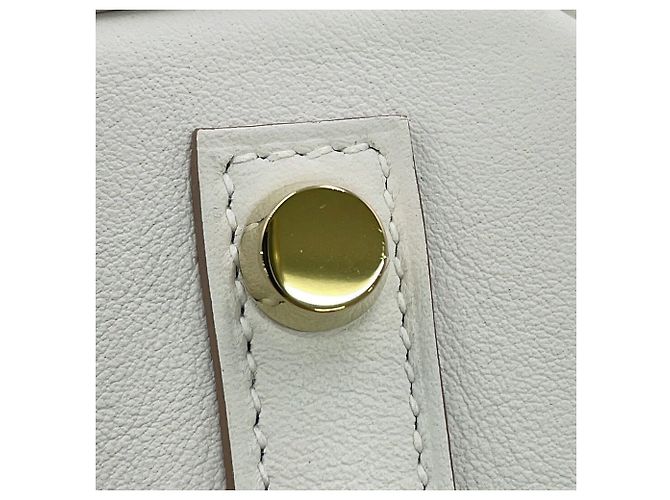 Hermès Borsa Hermes Birkin 25 Gris Perle - vista 9