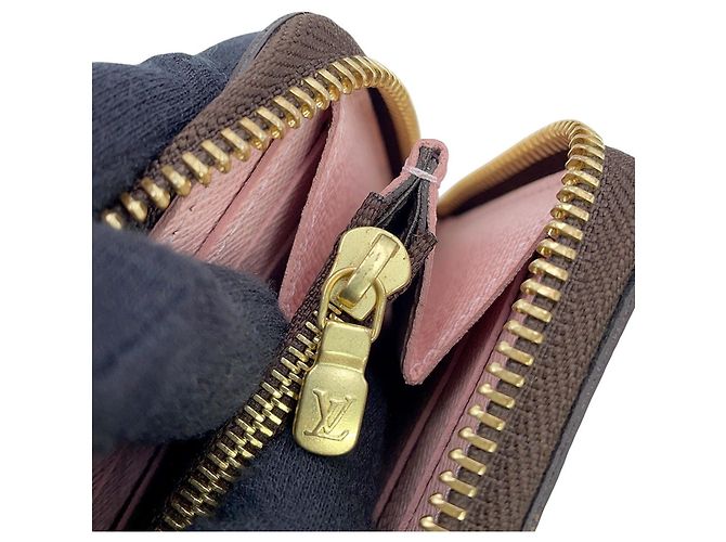 Louis Vuitton Monogram Portefeuille Clemence Long Wallet Rosa - vista 11