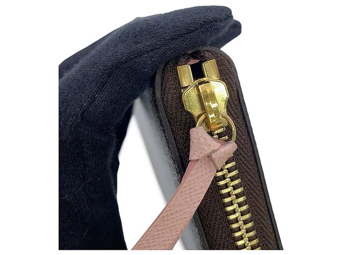Louis Vuitton Monogram Portefeuille Clemence Long Wallet Rosa - vista 13