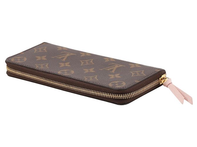 Louis Vuitton Monogram Portefeuille Clemence Long Wallet Rosa - vista 2