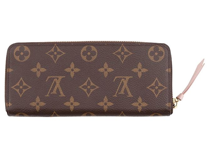 Louis Vuitton Monogram Portefeuille Clemence Long Wallet Rosa - vista 3