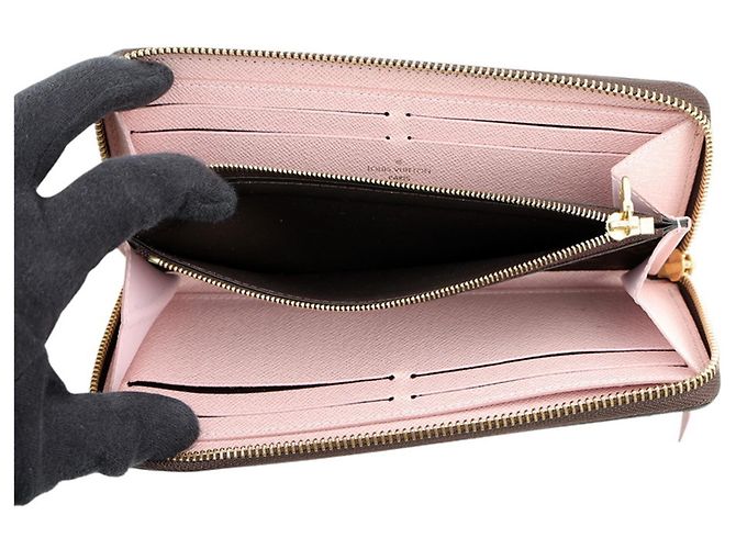 Louis Vuitton Monogram Portefeuille Clemence Long Wallet Rosa - vista 4