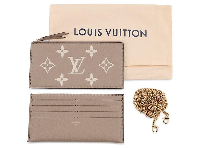 Graceful Cartera con cadena Louis Vuitton Monogram Empreinte Gris - vista 15