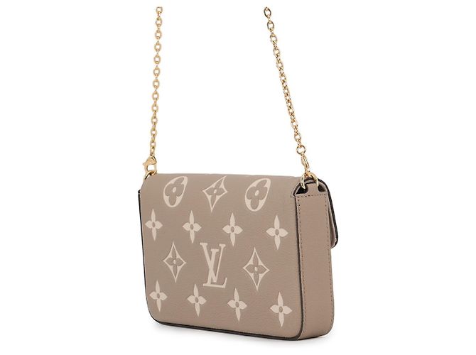 Graceful Cartera con cadena Louis Vuitton Monogram Empreinte Gris - vista 2