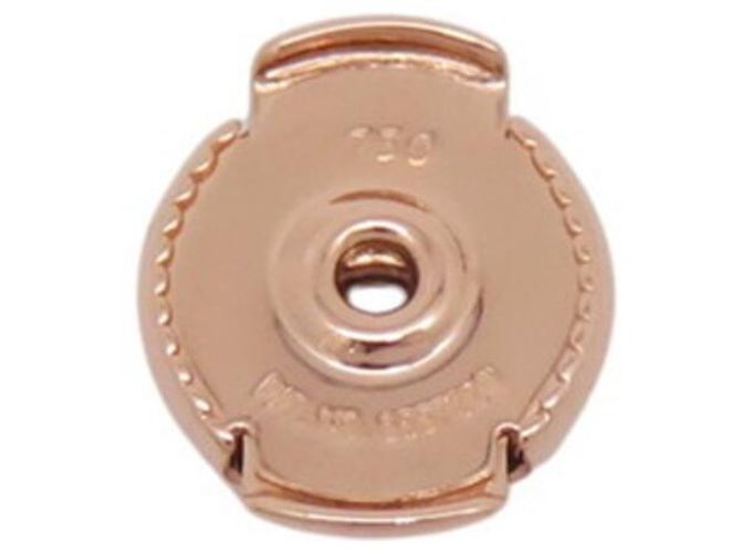 Hermès Boucles d'oreilles Hermes Ex-Libris TPM en or rose 18K - vue 11