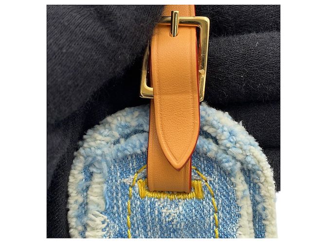 Louis Vuitton Monogram Denim Schultertasche - Ansicht 10
