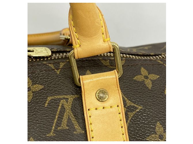 Borsa Boston Louis Vuitton Monogram Keepall 50 Marrone - vista 10