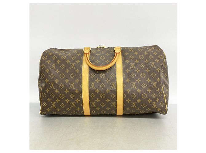 Borsa Boston Louis Vuitton Monogram Keepall 50 Marrone - vista 11
