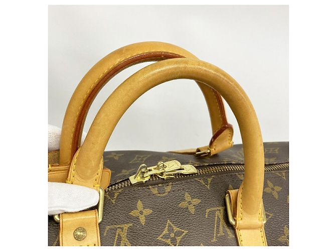 Borsa Boston Louis Vuitton Monogram Keepall 50 Marrone - vista 9