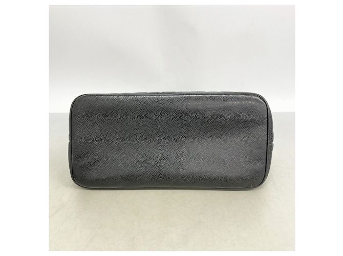 Saco Tote Chanel em couro de bezerro grão preto - vista 3