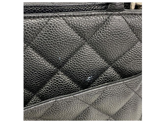 Saco Tote Chanel em couro de bezerro grão preto - vista 8