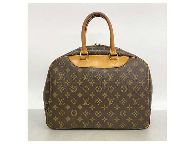Borsa Louis Vuitton Monogram Deauville Marrone - vista 12