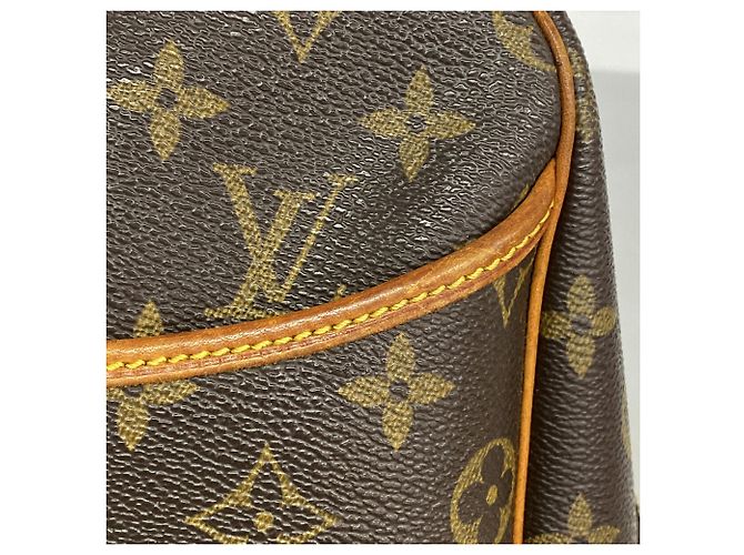 Borsa Louis Vuitton Monogram Deauville Marrone - vista 7