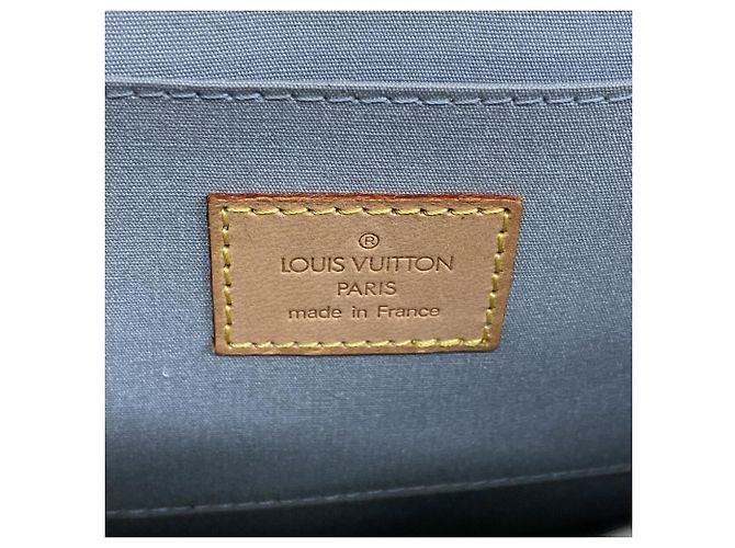 Borsa a tracolla Louis Vuitton Vernis Biscayne Bay PM Bianco - vista 5