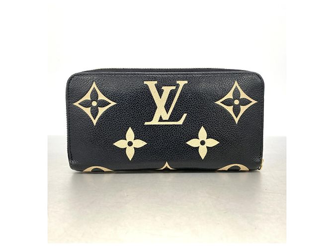 Portafoglio Zippy Louis Vuitton Monogram Empreinte Bicolor Nero Beige - vista 11