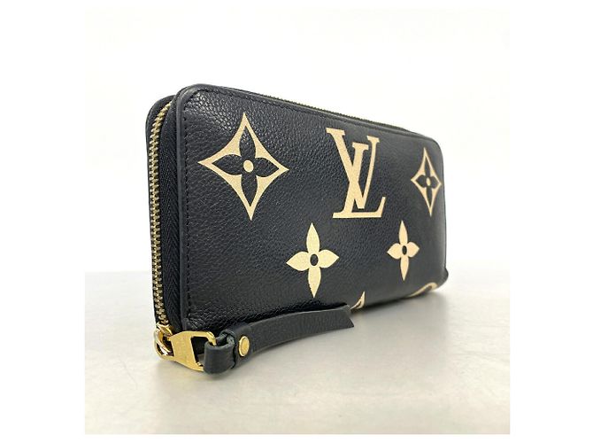 Portafoglio Zippy Louis Vuitton Monogram Empreinte Bicolor Nero Beige - vista 2