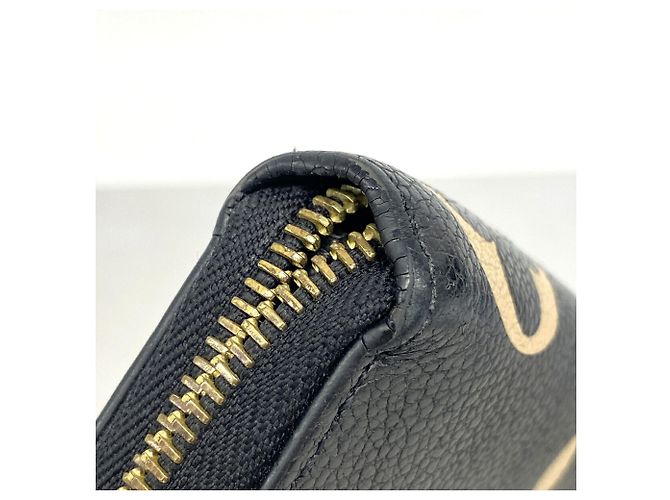 Portafoglio Zippy Louis Vuitton Monogram Empreinte Bicolor Nero Beige - vista 5