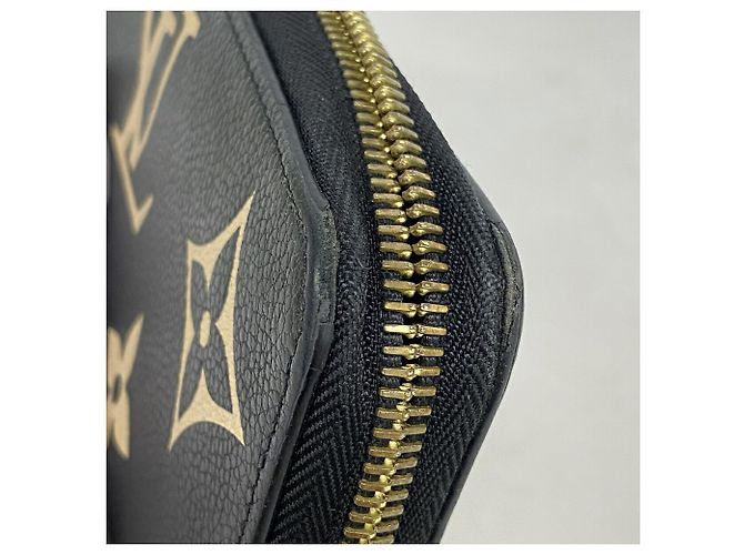 Portafoglio Zippy Louis Vuitton Monogram Empreinte Bicolor Nero Beige - vista 6