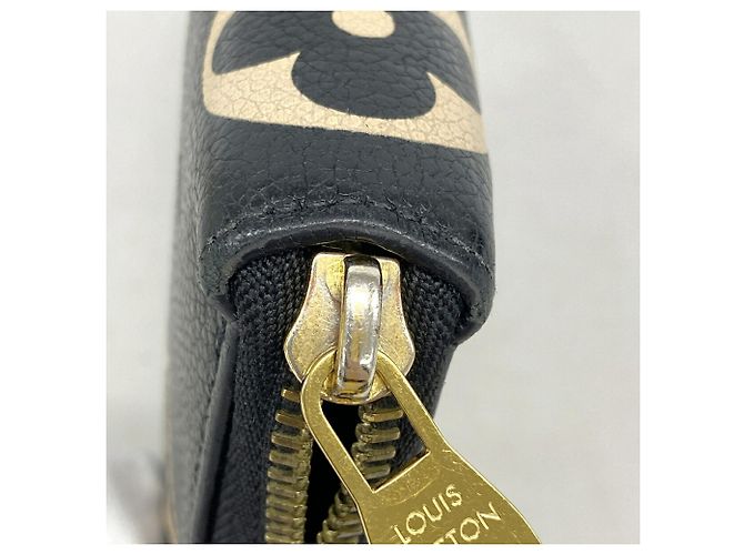 Portafoglio Zippy Louis Vuitton Monogram Empreinte Bicolor Nero Beige - vista 7