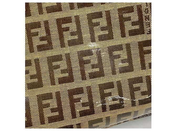Borsa a secchiello Fendi Zucca Mamma Marrone - vista 11