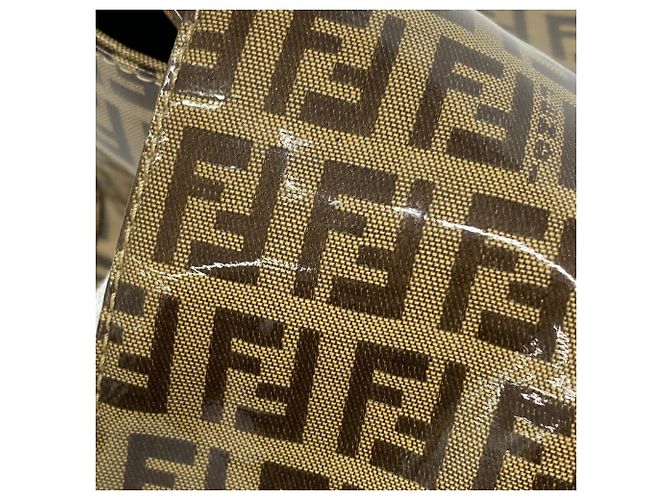 Borsa a secchiello Fendi Zucca Mamma Marrone - vista 12