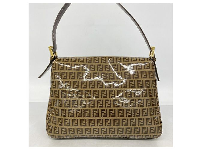 Borsa a secchiello Fendi Zucca Mamma Marrone - vista 13