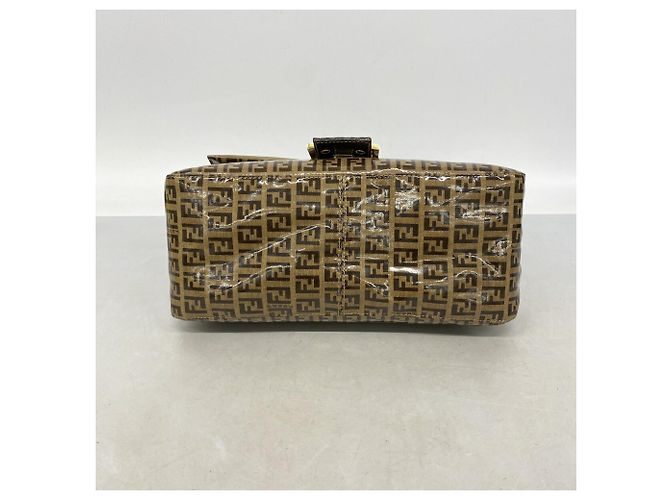 Borsa a secchiello Fendi Zucca Mamma Marrone - vista 3