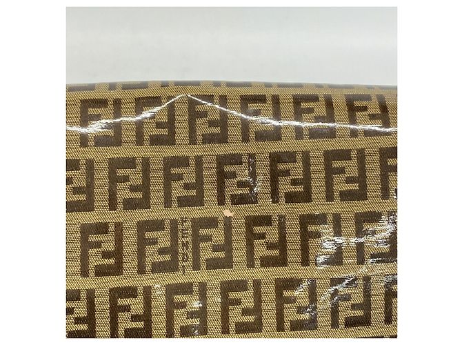 Borsa a secchiello Fendi Zucca Mamma Marrone - vista 9