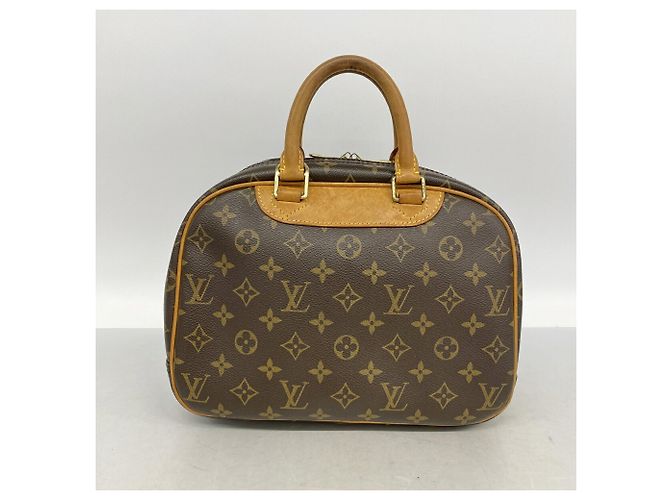 Sac à main Louis Vuitton Monogram Trouville Marron - vue 10