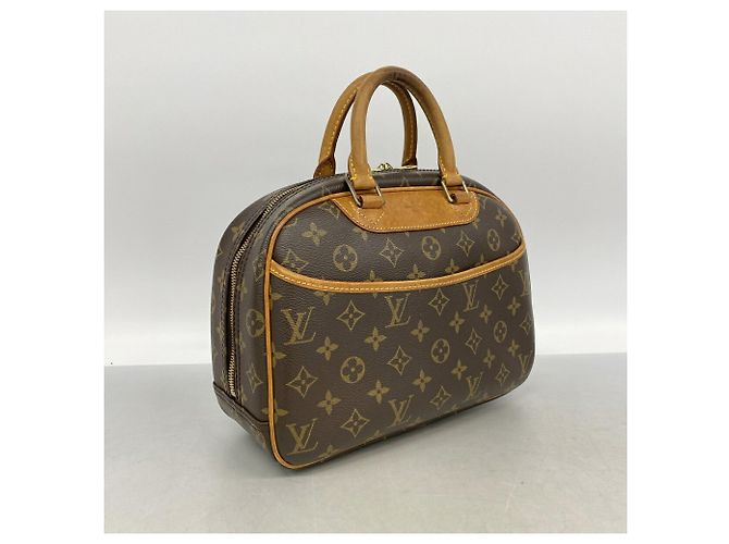 Sac à main Louis Vuitton Monogram Trouville Marron - vue 2