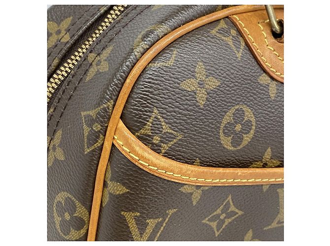 Sac à main Louis Vuitton Monogram Trouville Marron - vue 7