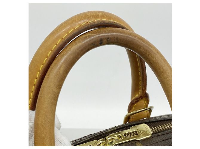 Sac à main Louis Vuitton Monogram Trouville Marron - vue 9