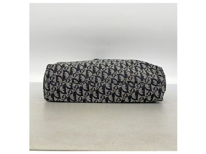Borsa a tracolla Christian Dior Trotter Canvas Nero - vista 3