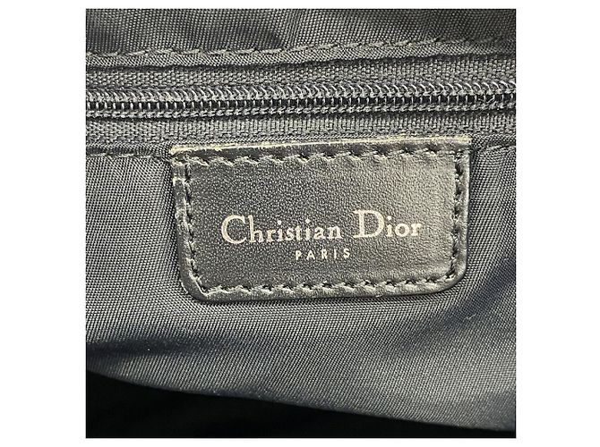 Borsa a tracolla Christian Dior Trotter Canvas Nero - vista 5