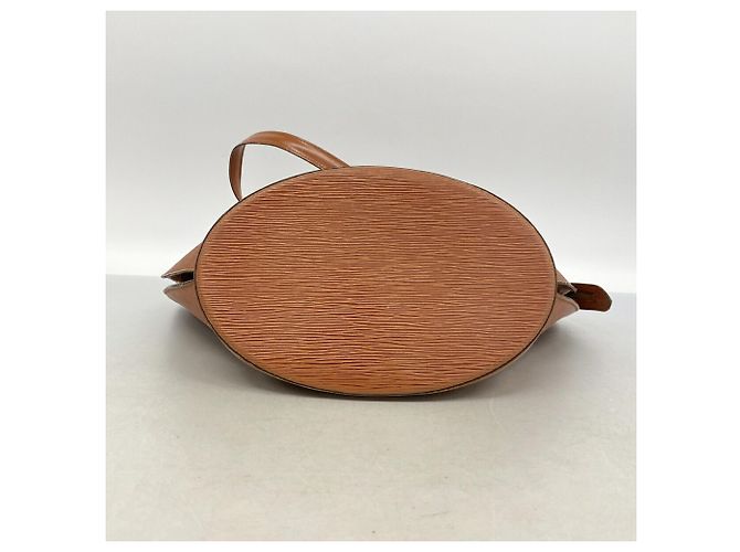 Borsa a tracolla Louis Vuitton Epi Saint Jacques Marrone - vista 3