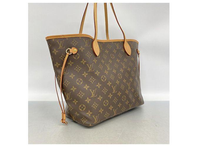Saco Tote Louis Vuitton Monogram Neverfull MM Marrom - vista 2