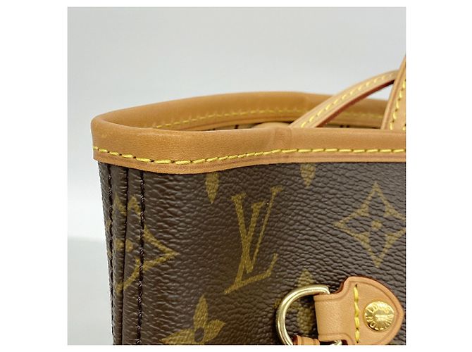 Saco Tote Louis Vuitton Monogram Neverfull MM Marrom - vista 6
