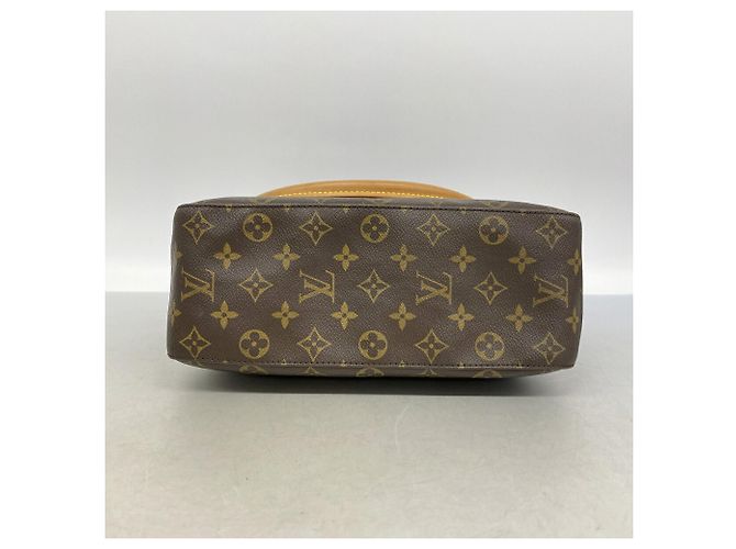 Sac à épaule Louis Vuitton Monogram Looping GM Marron - vue 3