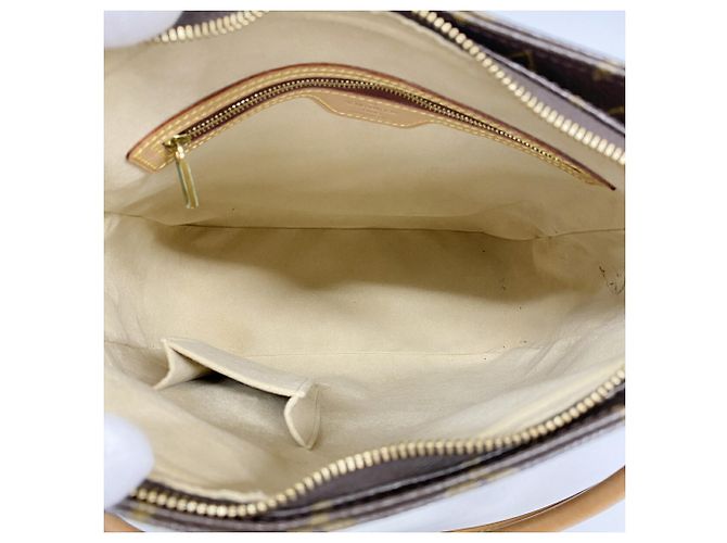 Sac à épaule Louis Vuitton Monogram Looping GM Marron - vue 4