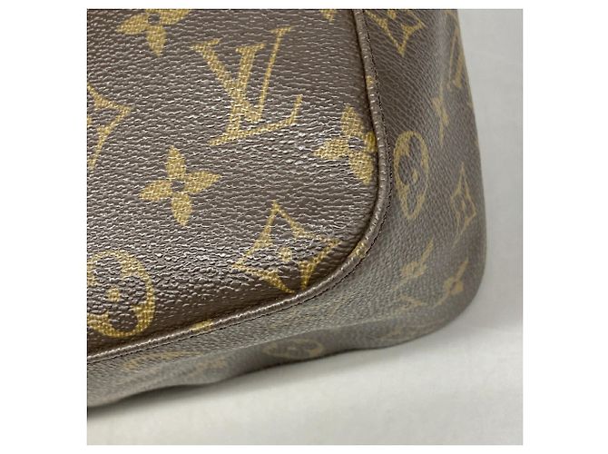 Sac à épaule Louis Vuitton Monogram Looping GM Marron - vue 7