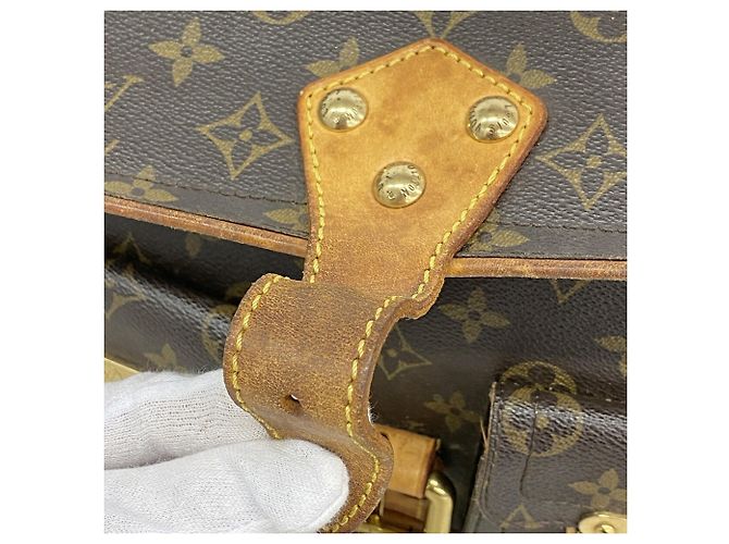 Borsa a tracolla Louis Vuitton Monogram Hudson Marrone - vista 11