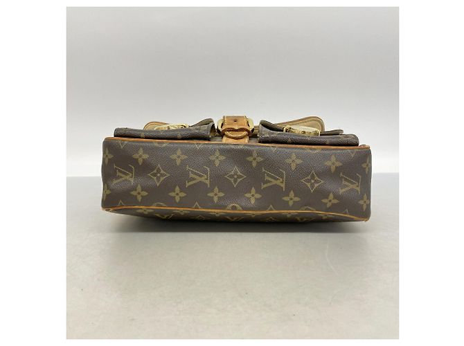 Borsa a tracolla Louis Vuitton Monogram Hudson Marrone - vista 3