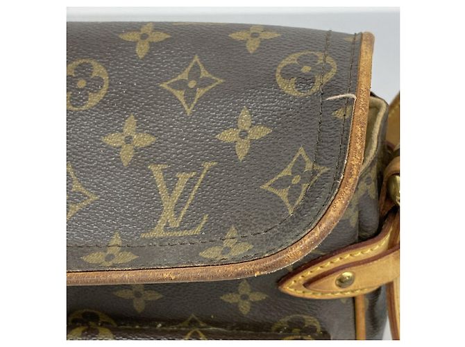 Borsa a tracolla Louis Vuitton Monogram Hudson Marrone - vista 8