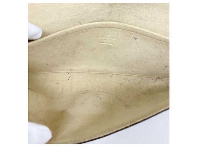 Bolso de hombro Louis Vuitton Monogram Pochette Twin GM Castaño - vista 4