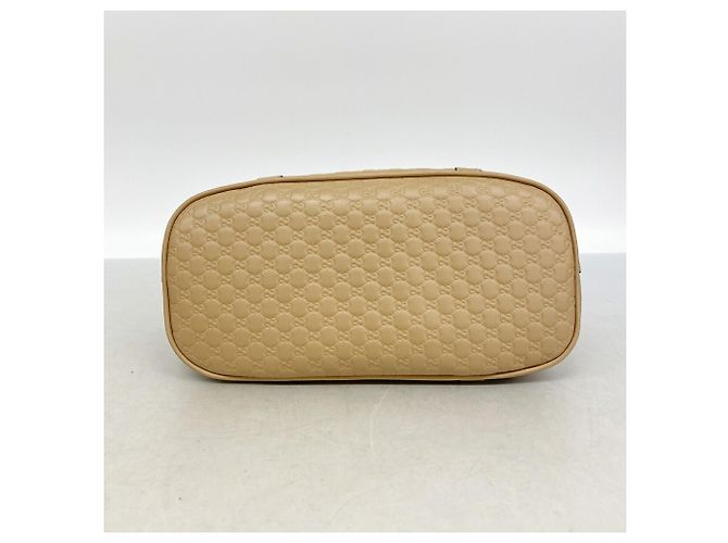 Borsa a mano Gucci Microguccissima in pelle beige - vista 3