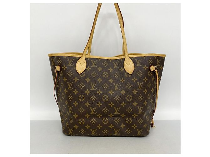 Louis Vuitton Monogram Neverfull MM Tote Bag Brown - view 11