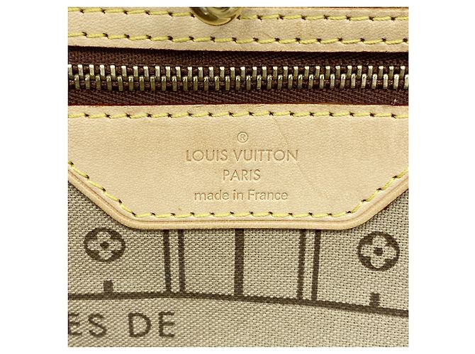 Louis Vuitton Monogram Neverfull MM Tote Bag Brown - view 5