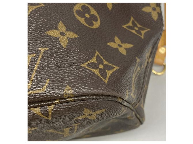 Louis Vuitton Monogram Neverfull MM Tote Bag Brown - view 7