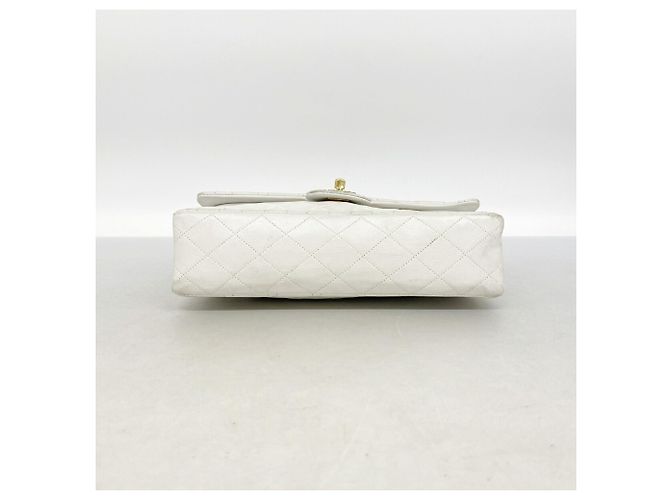 Bolsa de Ombro Chanel Matelassé Branco - vista 3