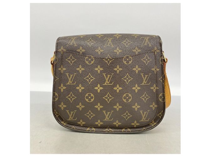 Borsa a tracolla Louis Vuitton Monogram Saint Cloud GM Marrone - vista 11